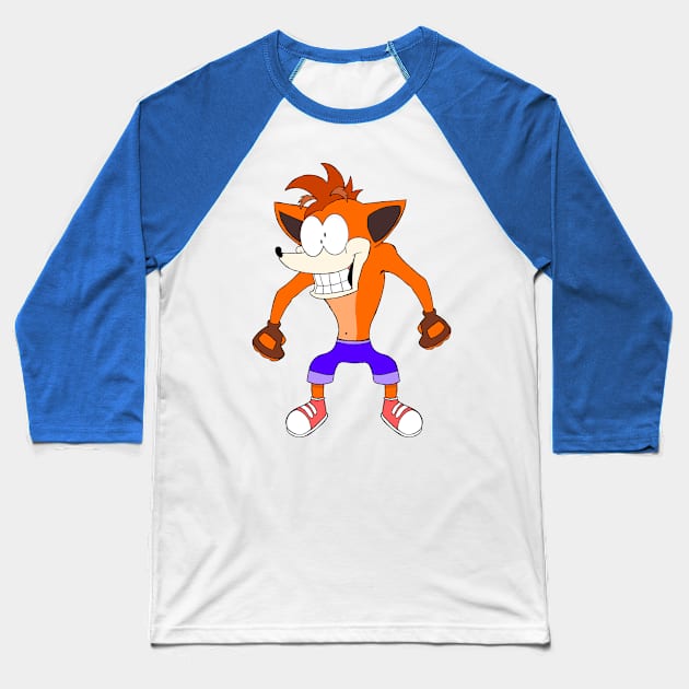 Bandicoot Boy Baseball T-Shirt by MortuusArts